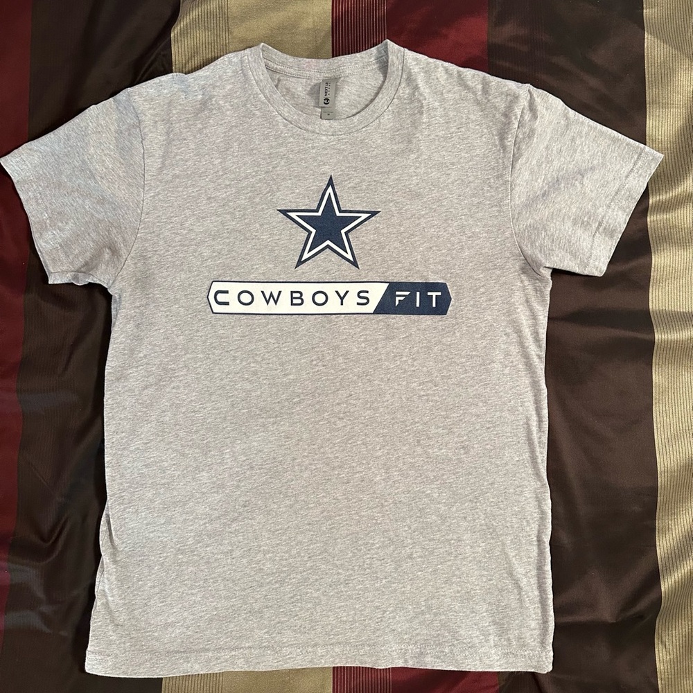 Dallas Cowboys Next Level Apparel Heather Gray Tee